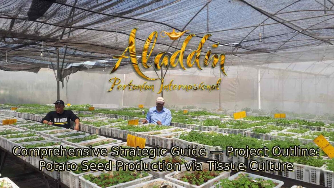 CONFIDENTIAL INVESTMENT DOSSIER: Potato Seed Production via Tissue Culture